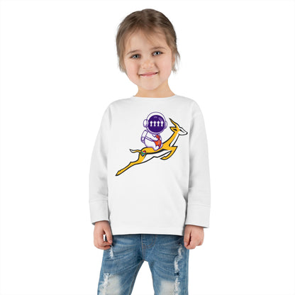 Astrobok Flying Toddler Long Sleeve Tee