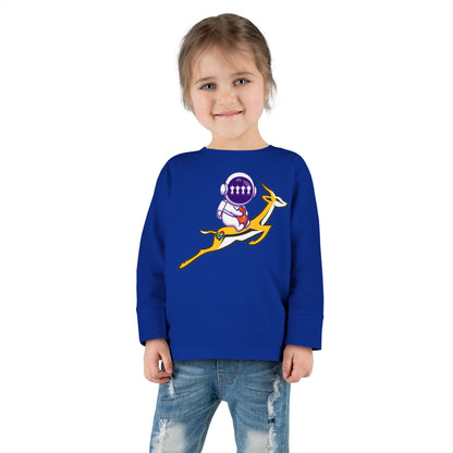 Astrobok Flying Toddler Long Sleeve Tee