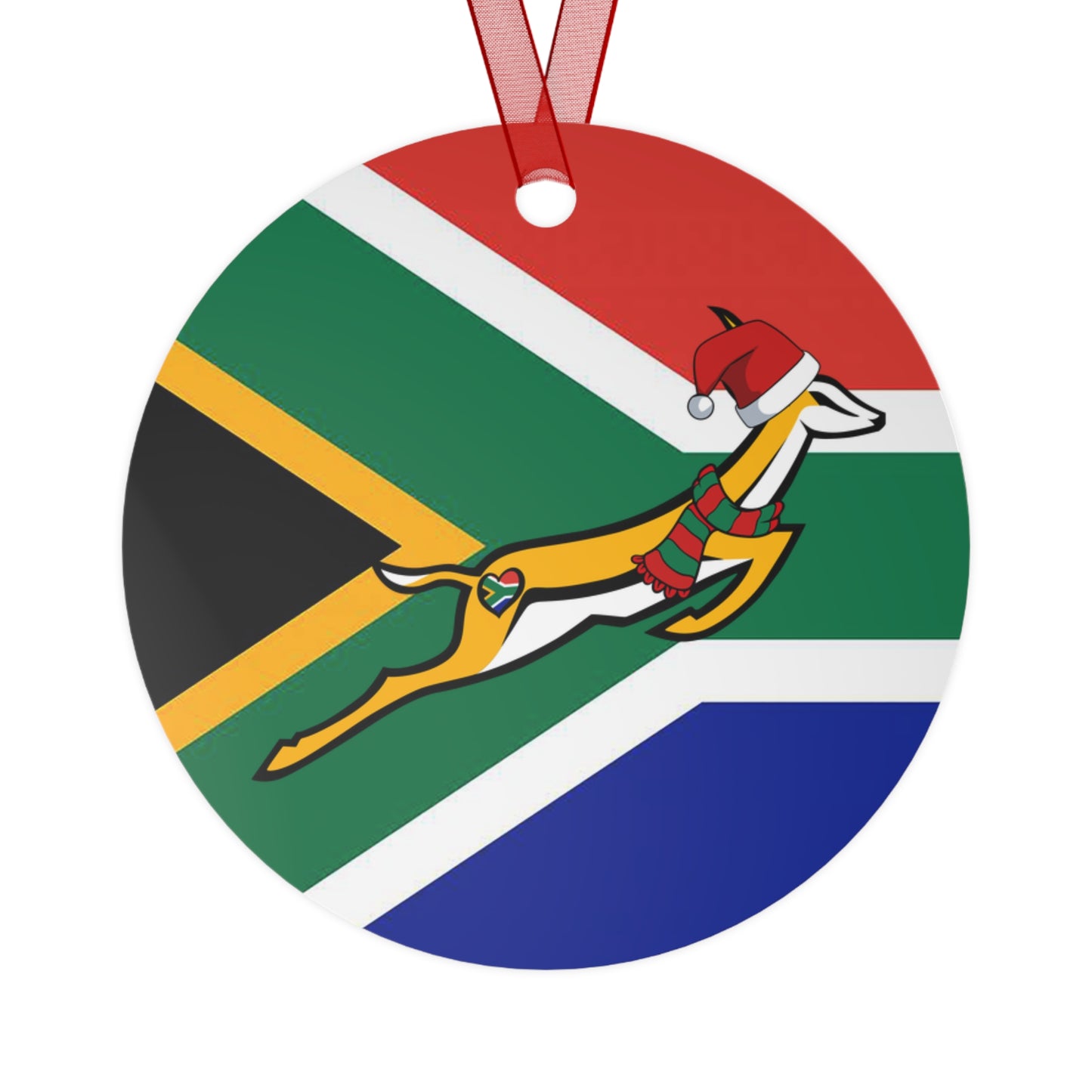 Springbok for life Metal Ornaments