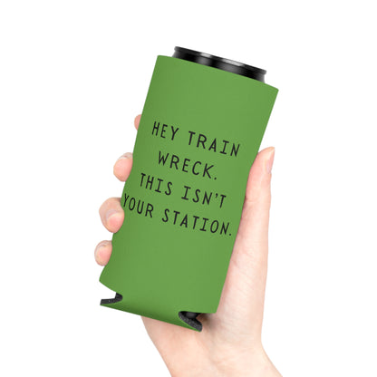 Hey Train Wreck Can Cooler