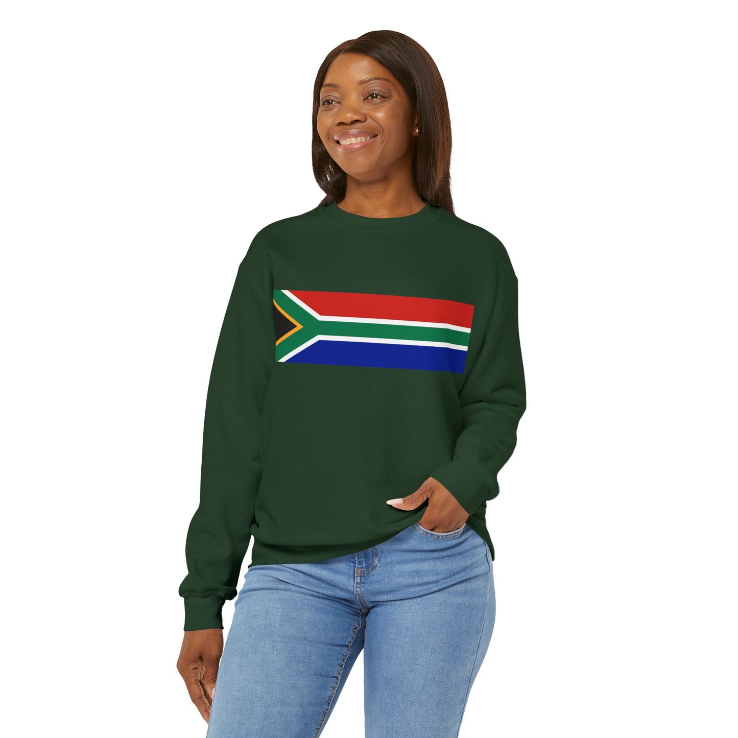 South African Flag Sweatshirt: Unisex, Heavy blend