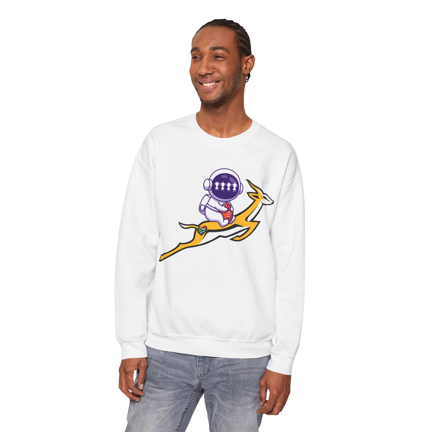 Astrobok to the Moon Sweatshirt: Unisex, Heavy blend