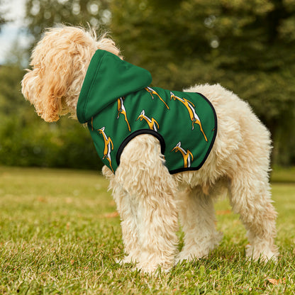 Boks in Green Pet Hoodie