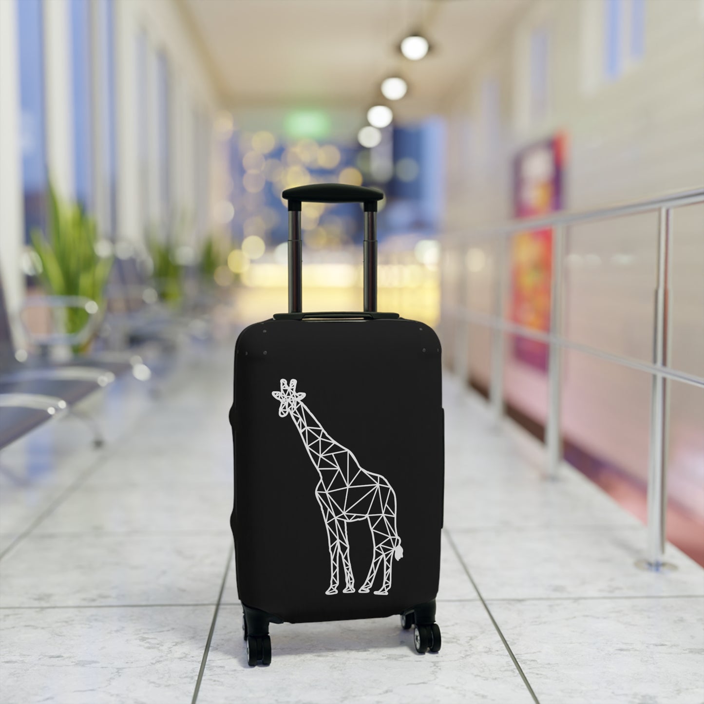 Giraffe Origami Luggage Cover