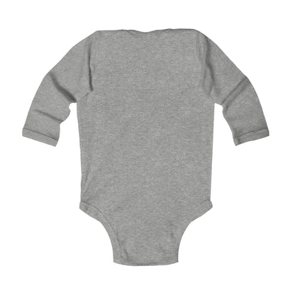 Santa Bok Fan Ice Skating Christmas Infant Long Sleeve Bodysuit