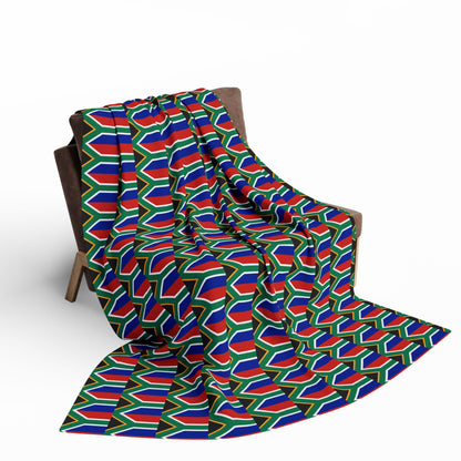 South African Arctic Fleece Blanket - Cozy Winter Blanket,, Perfect Gift for South Africans