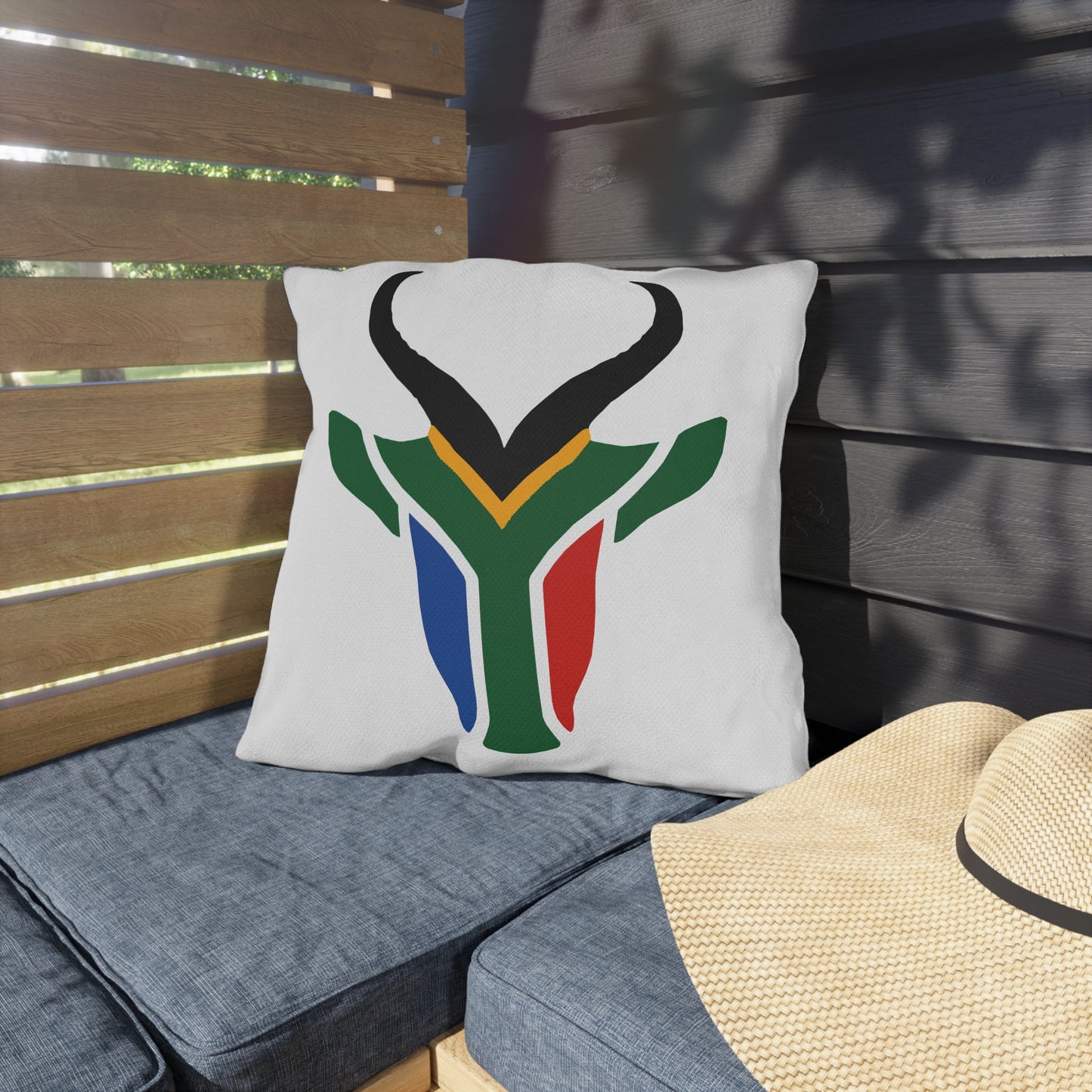 South African Springbok Outdoor Pillows