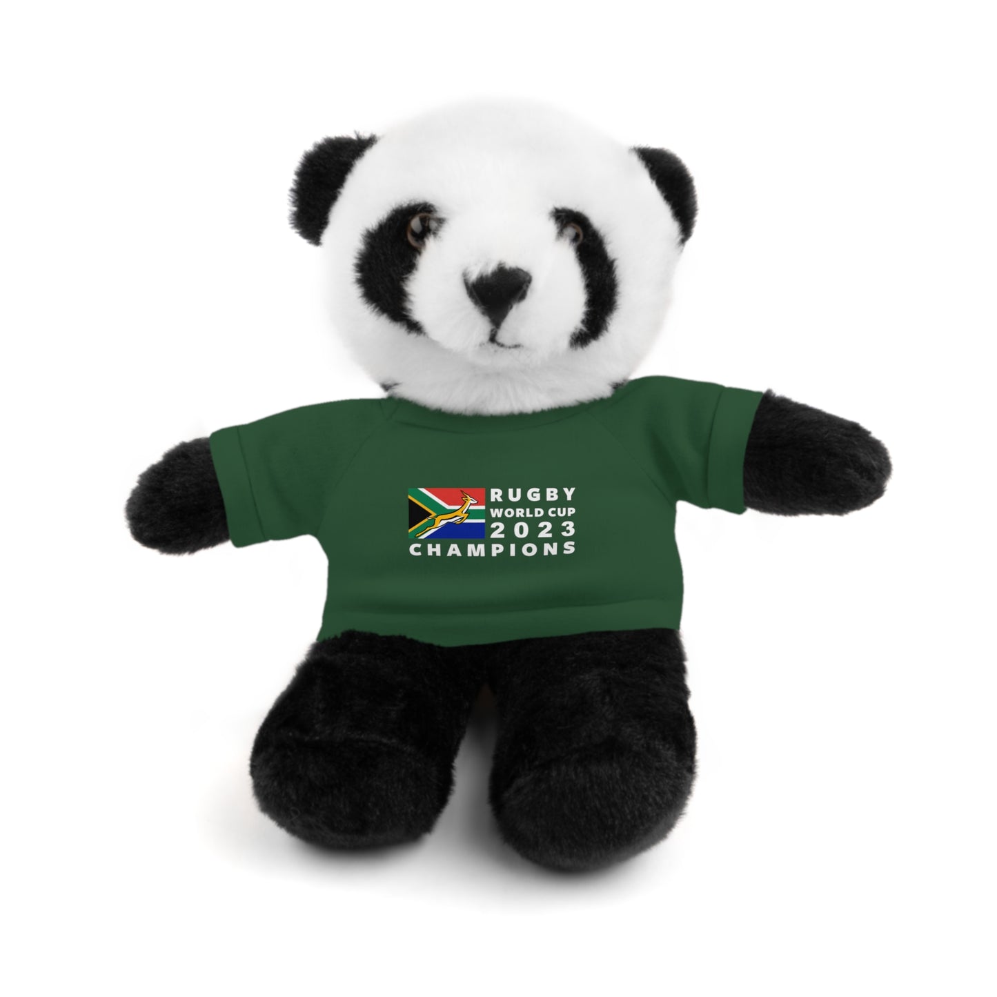 2023 Rugby Champions Stuffed Panda with Green Tee