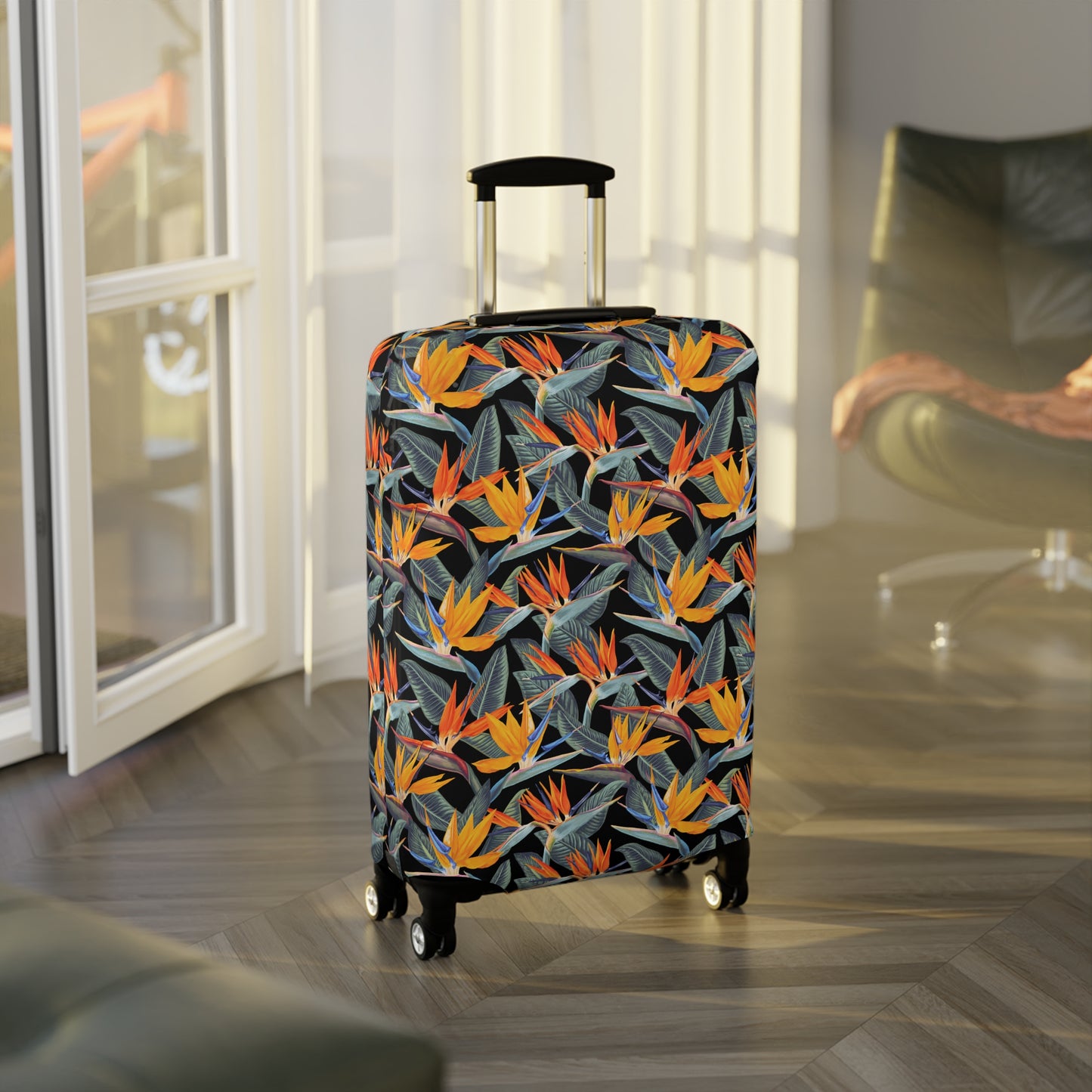 Strelitzia Luggage Cover