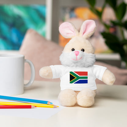 South African Flag Stuffed Animals with Tee