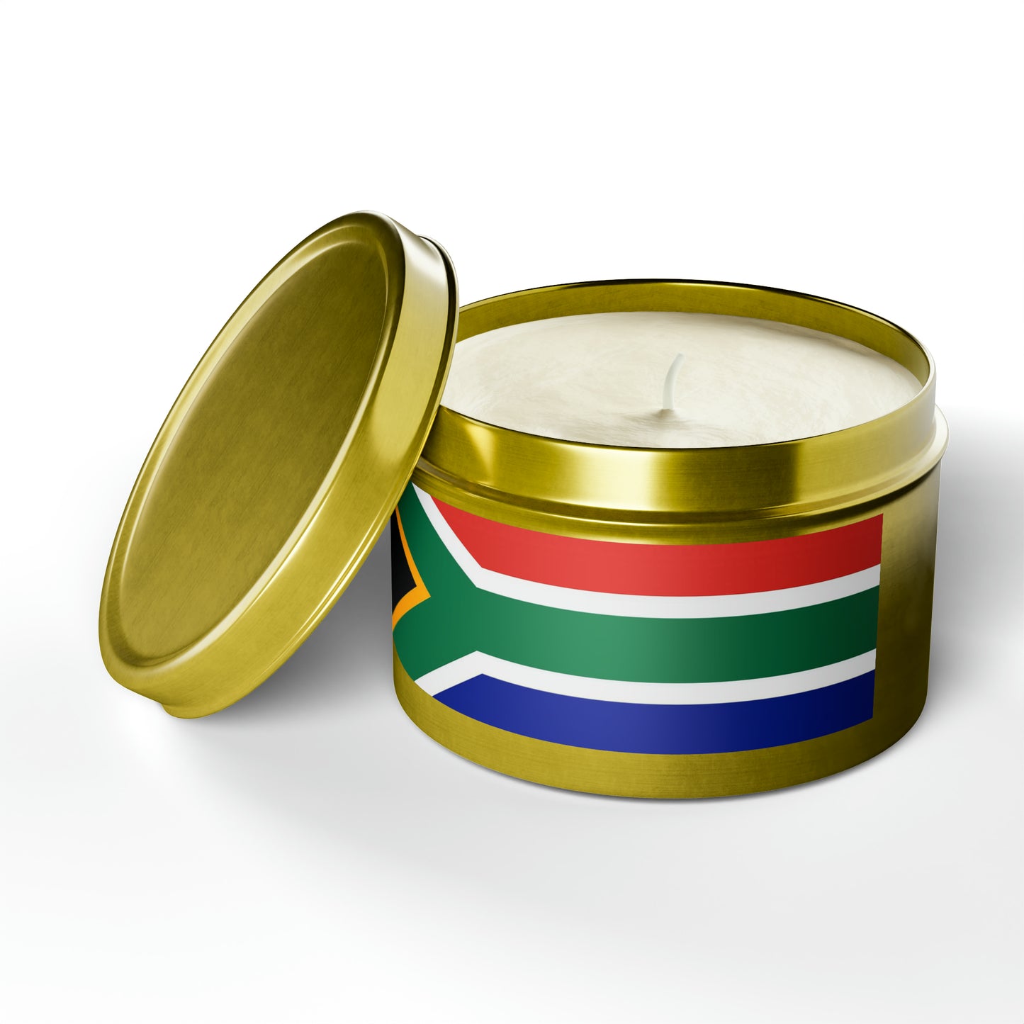 South African Flag Tin Candles