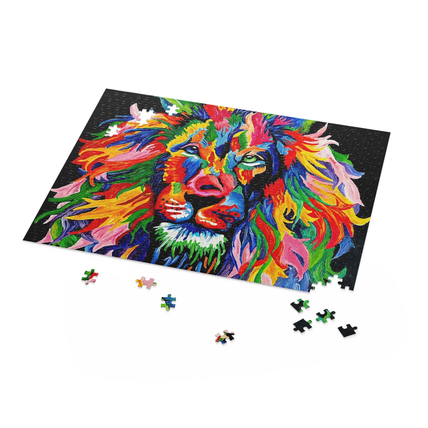 Rainbow Lion Puzzle (120, 252, 500-Piece)