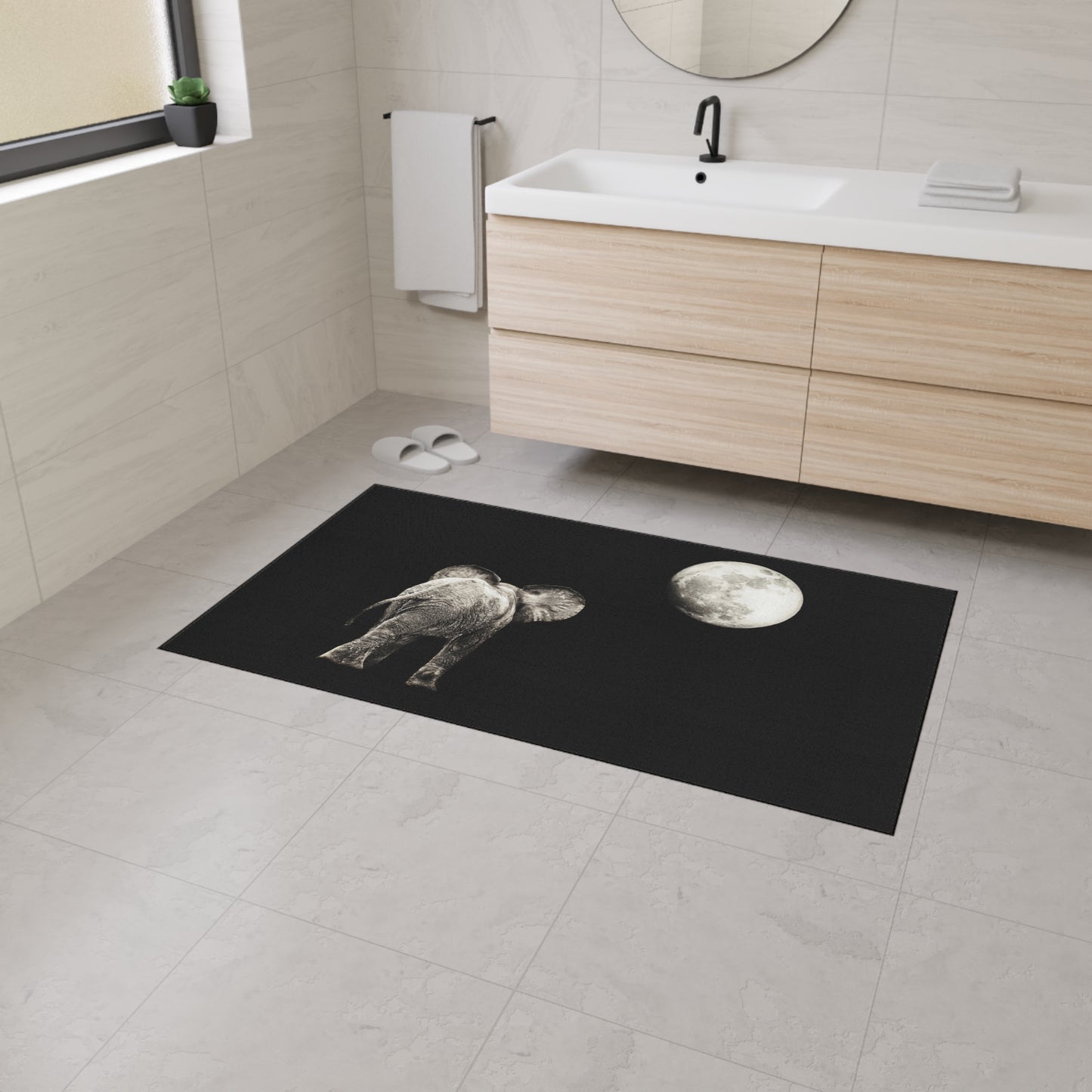 Elephant & Moon Heavy Duty Floor Mat