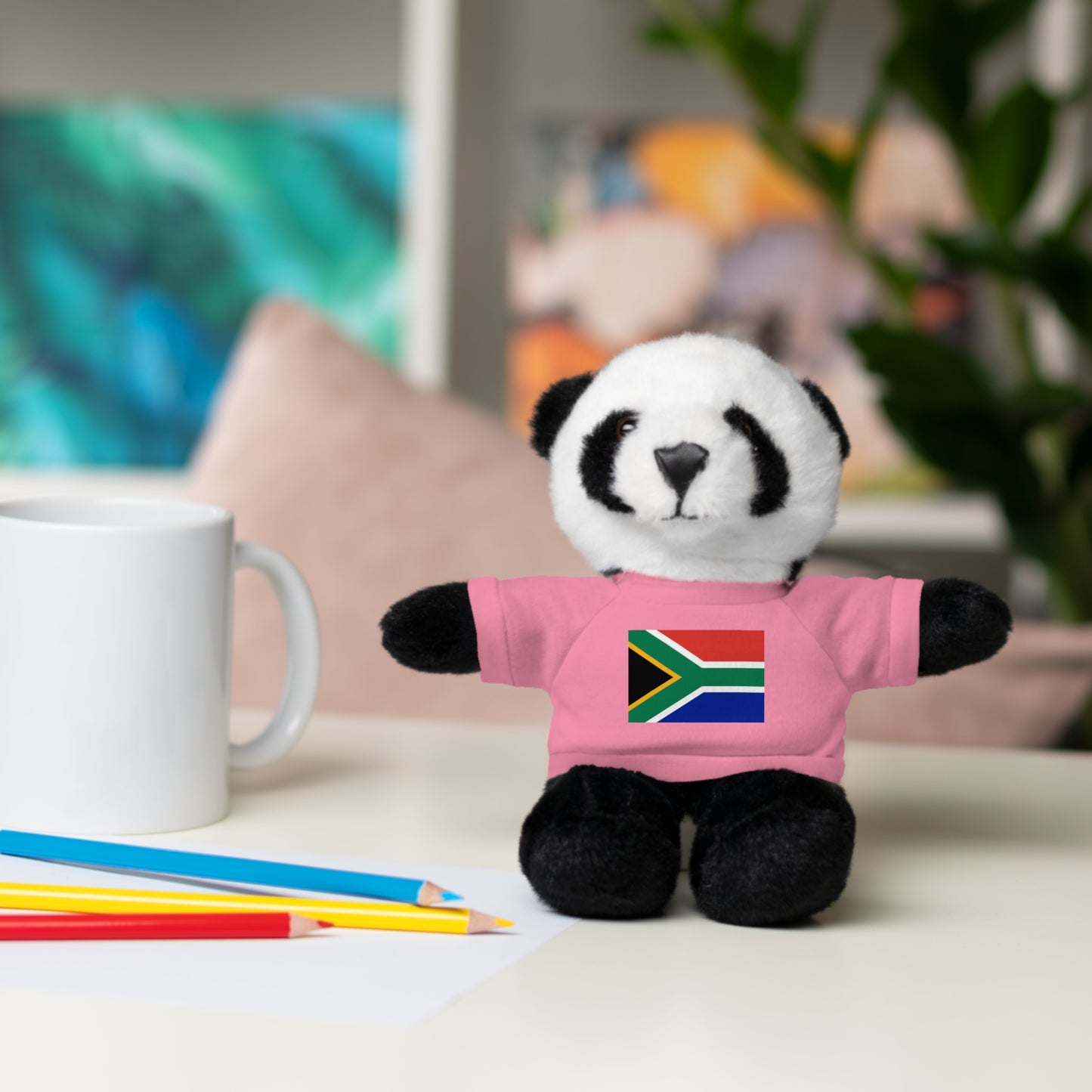 South African Flag Stuffed Animals with Tee