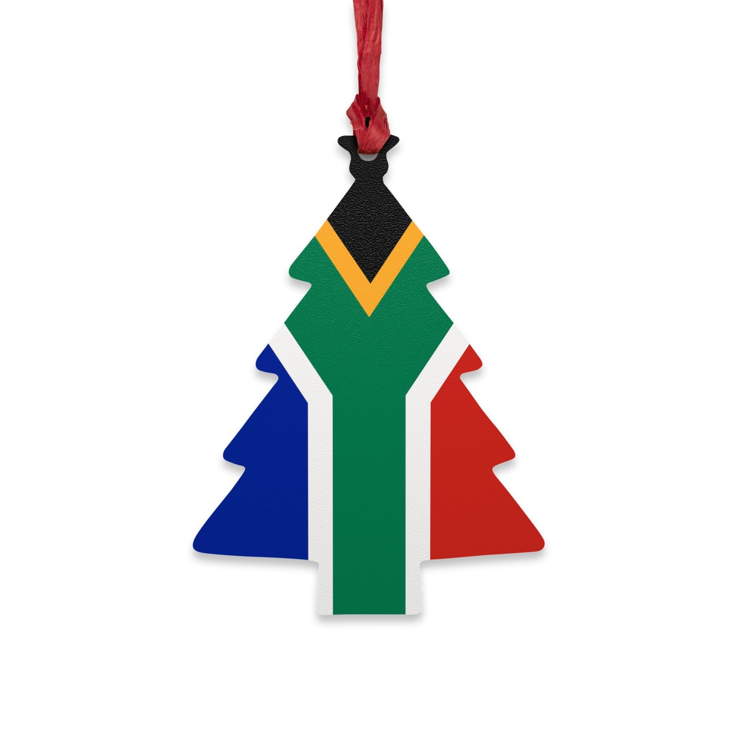 South African Flag Wooden Ornaments