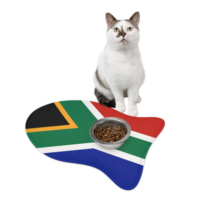 South African Flag Pet Feeding Mats