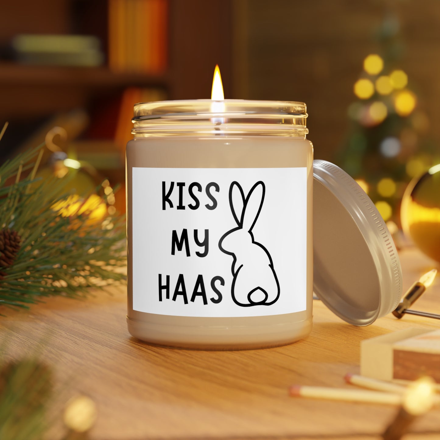 Kiss my Haas Scented Candles, 9oz