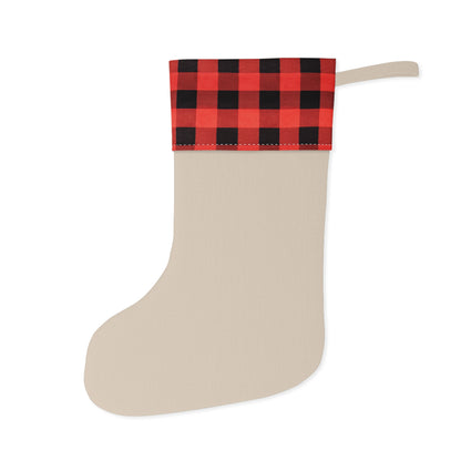 Santa Bok Fan Ice Skating Christmas Stocking