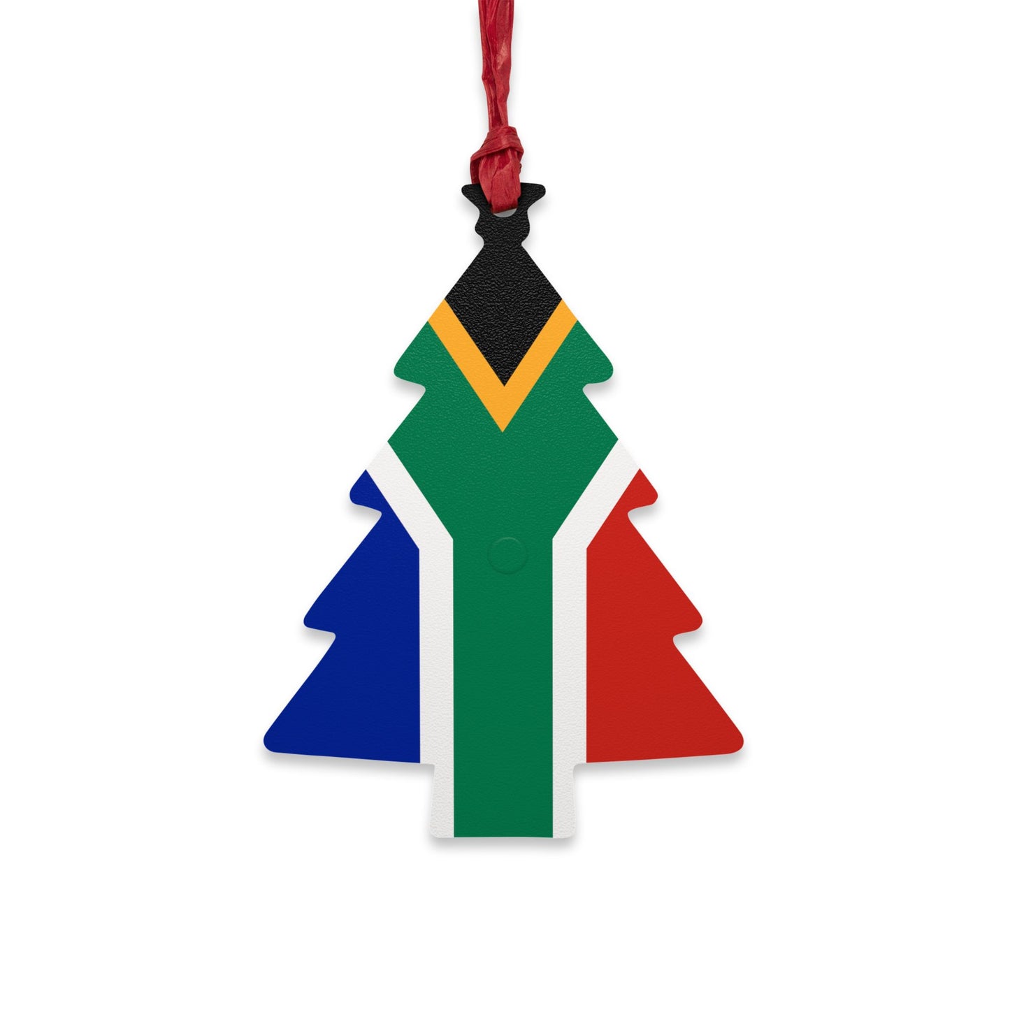 South African Flag Wooden Ornaments