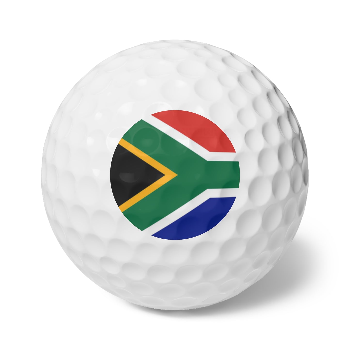 South African Flag Golf Balls, 6pcs