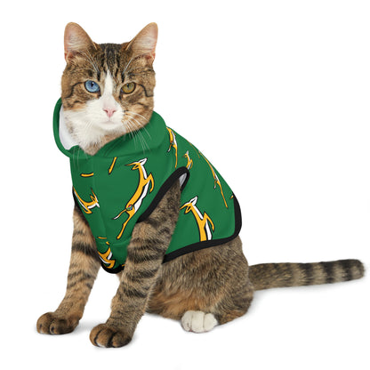 Boks in Green Pet Hoodie