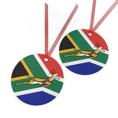 Springbok for life Metal Ornaments