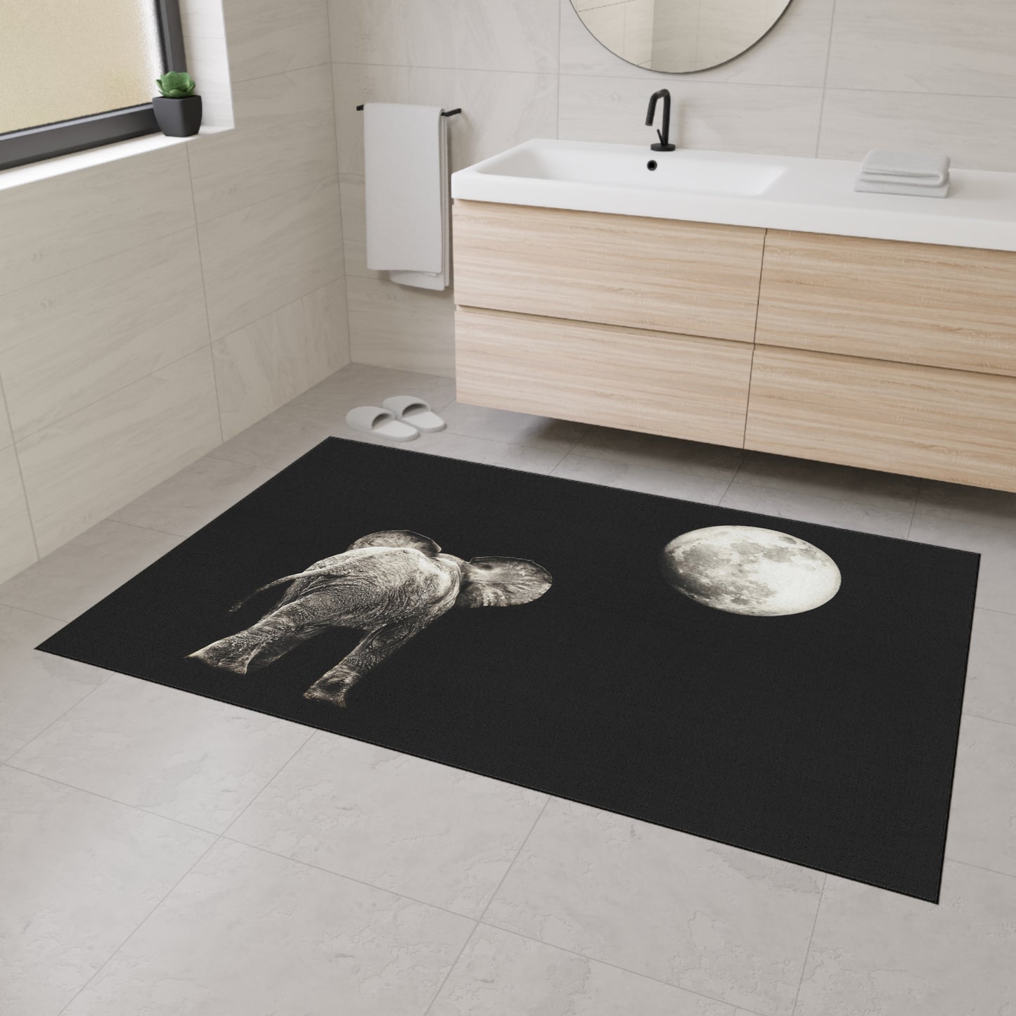 Elephant & Moon Heavy Duty Floor Mat