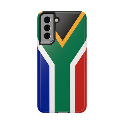 South African Flag Tough Phone Cases