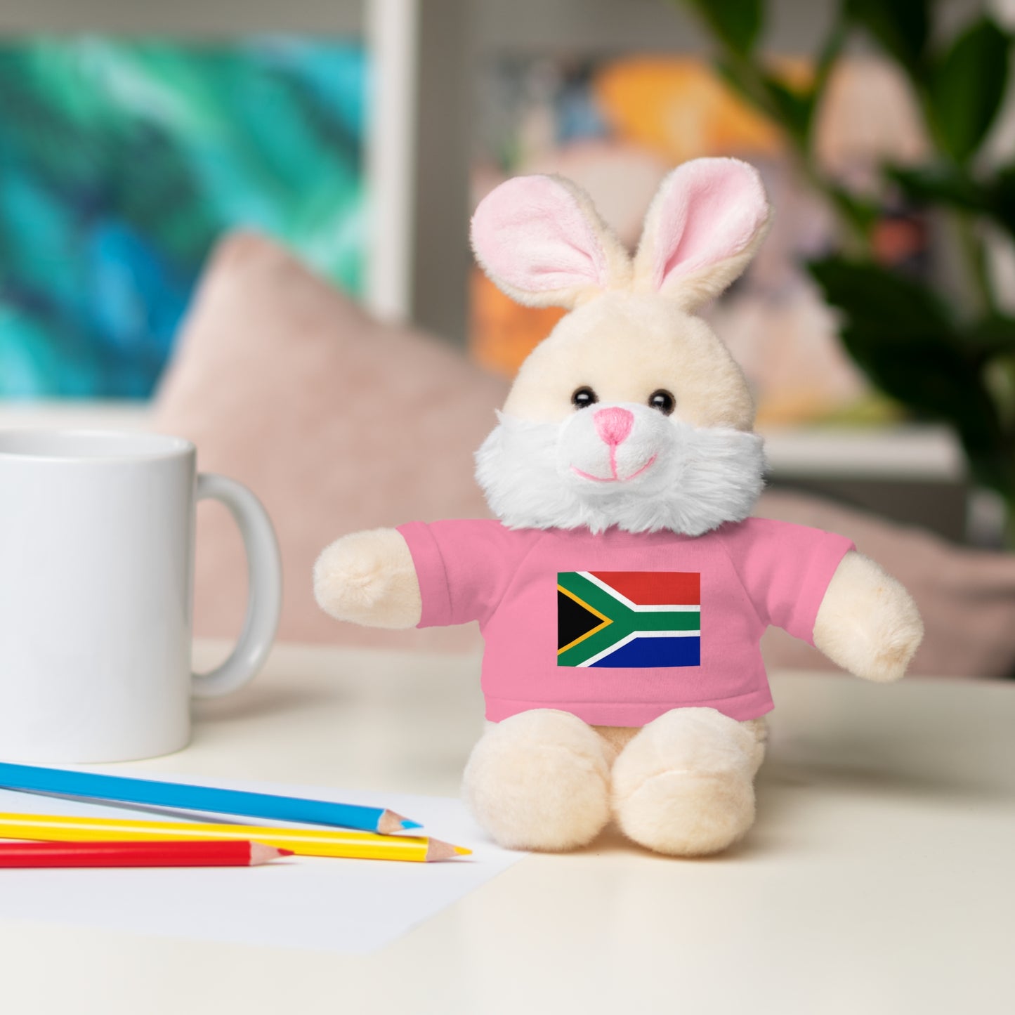 South African Flag Stuffed Animals with Tee