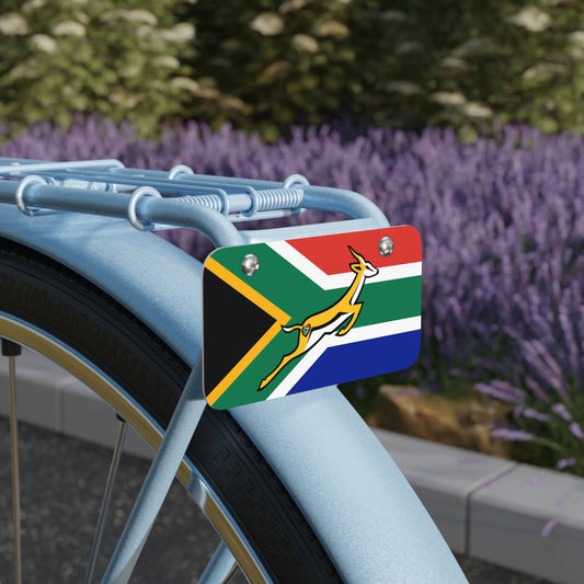 South African Flag Bokke License Plate