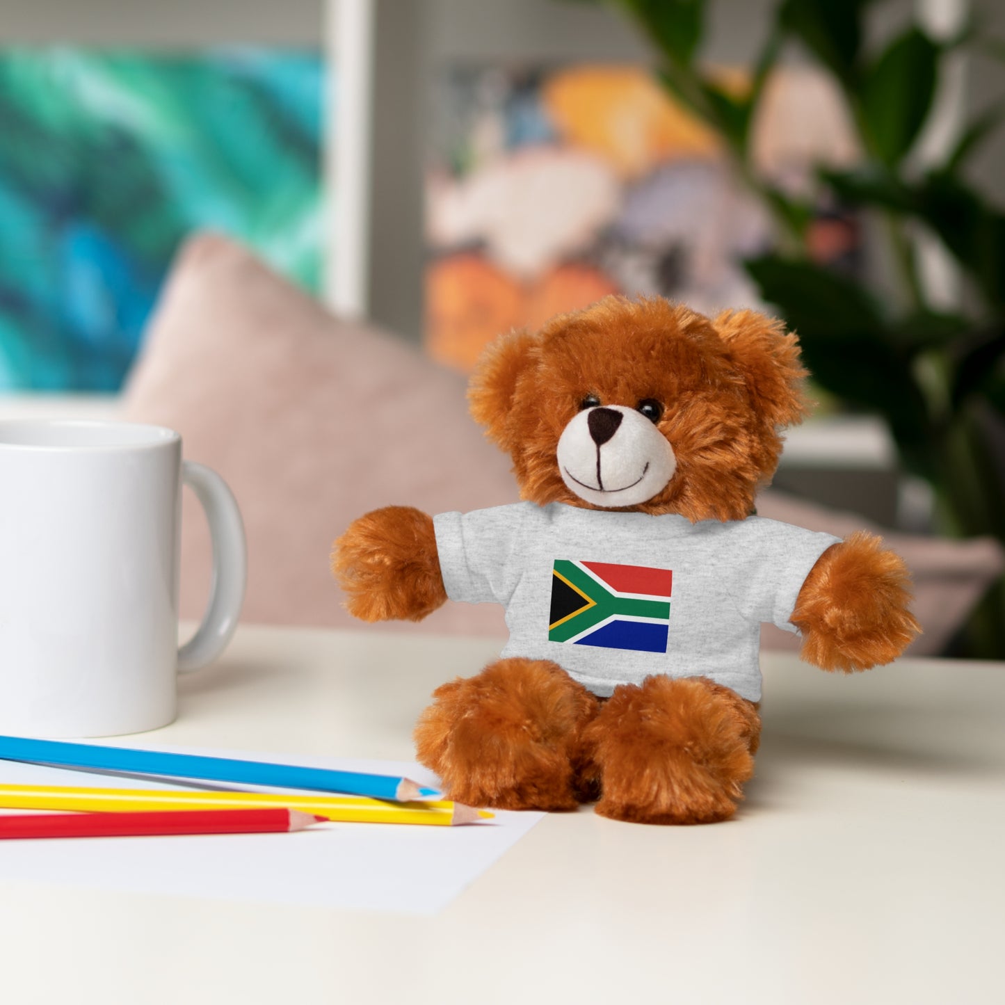 South African Flag Stuffed Animals with Tee