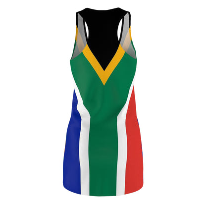 South African Flag Women's Cut & Sew Racerback Dress / Nightie