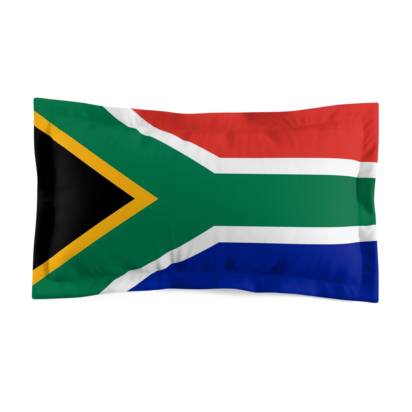 South African Flag Microfiber Pillow Sham