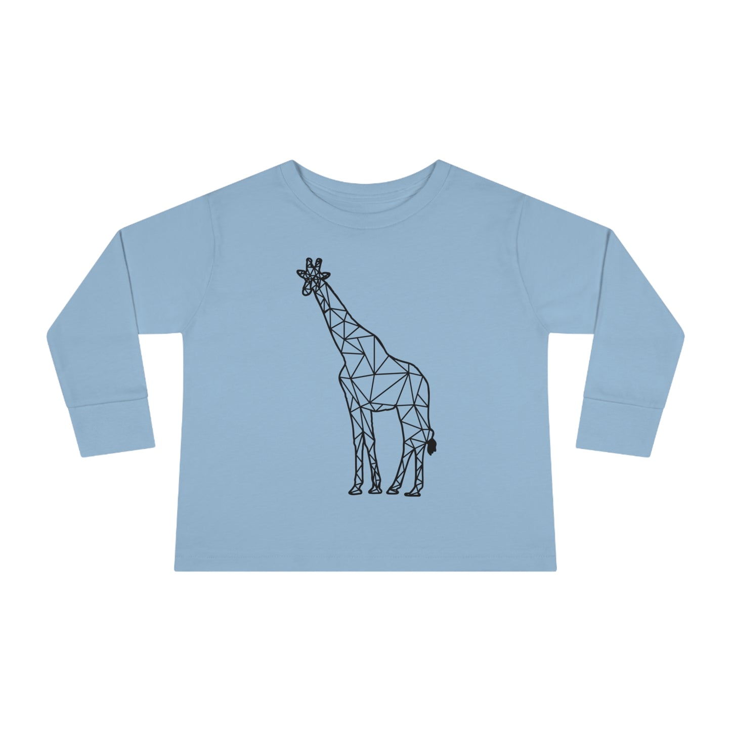 Giraffe Origami Toddler Long Sleeve Tee