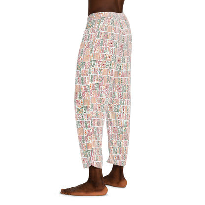 African Print Men's Pajama Pants