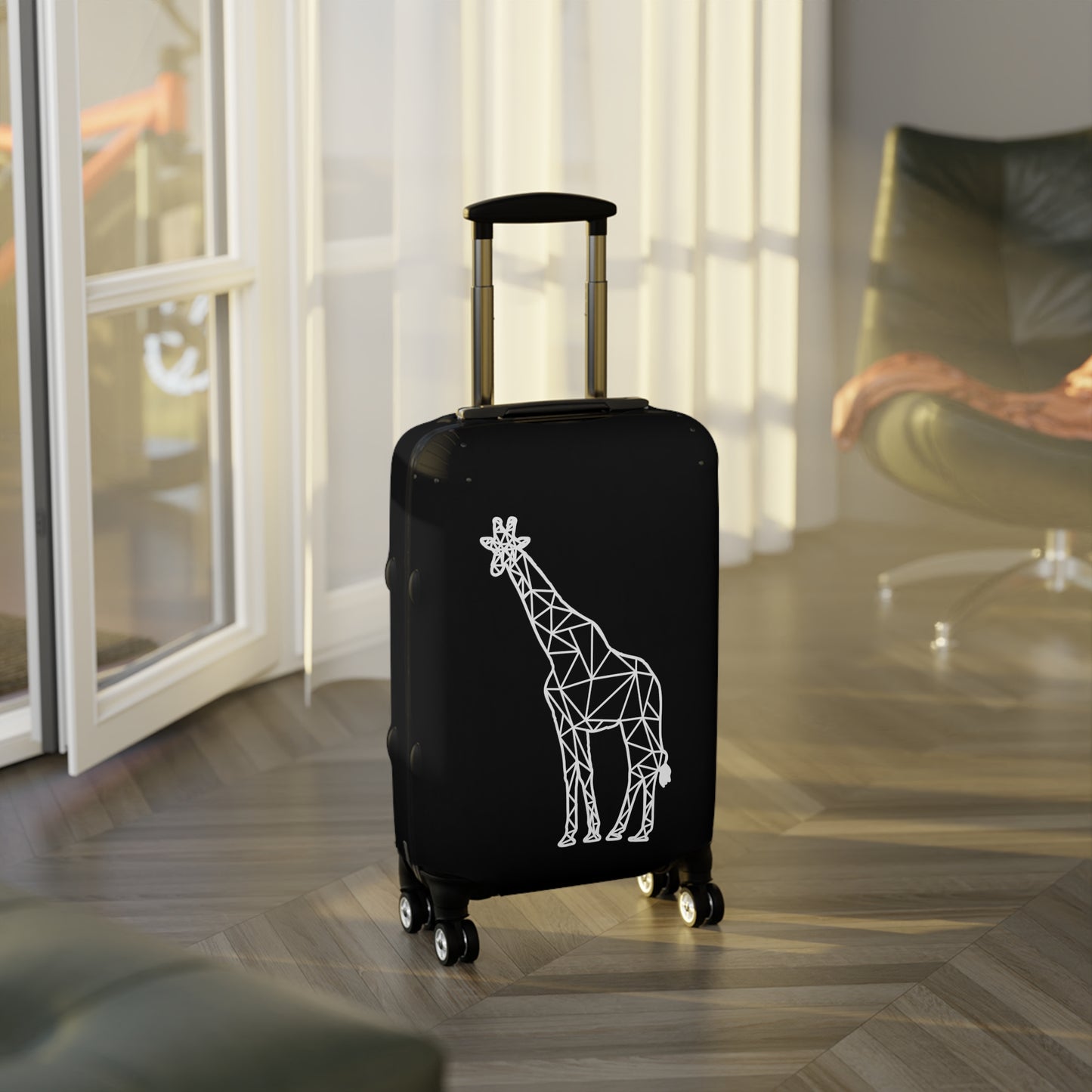 Giraffe Origami Luggage Cover