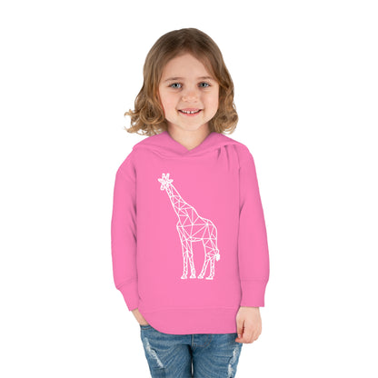 Giraffe Origami Toddler Pullover Fleece Hoodie