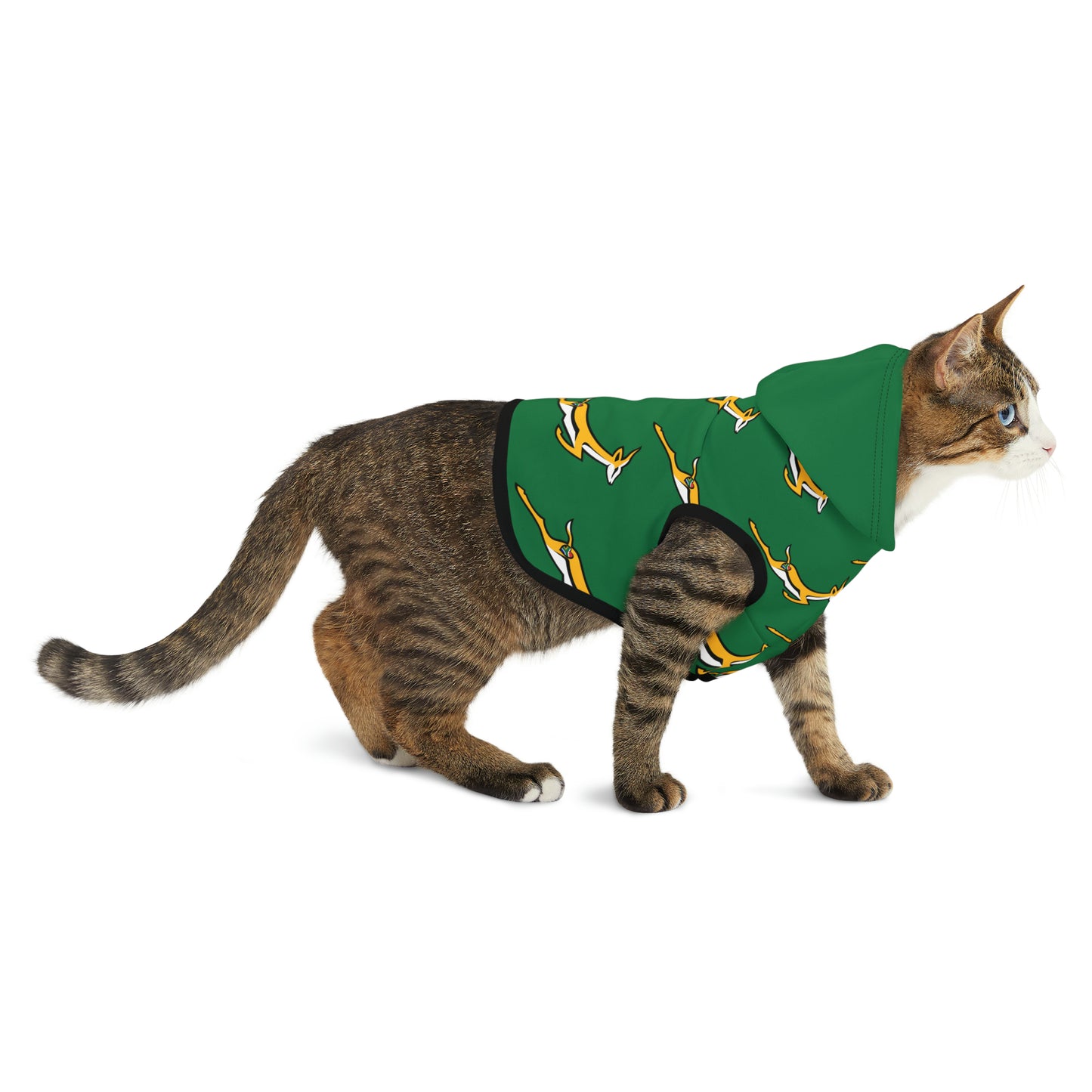 Boks in Green Pet Hoodie