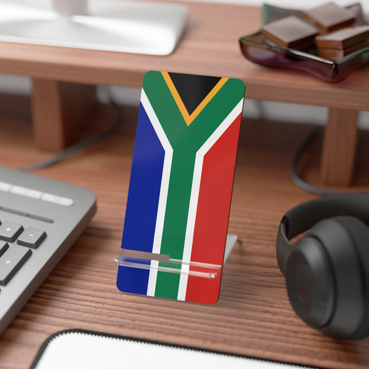 South African Flag Mobile Display Stand for Smartphones