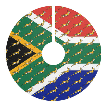 South Africa Bok Fan Christmas Tree Skirts