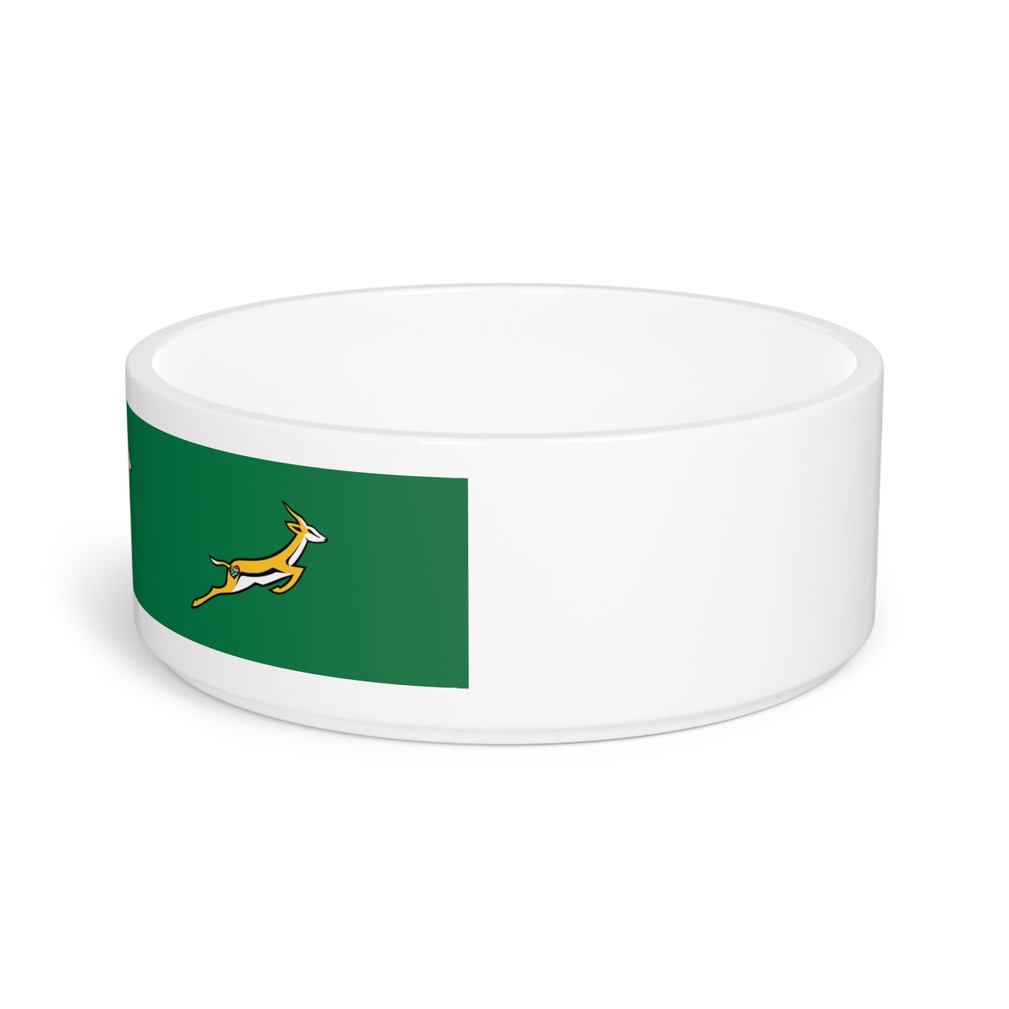 South African Green and Gold Pet Bowl