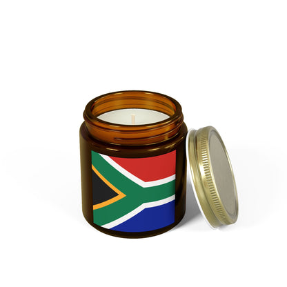 South African Flag Scented Candles, Coconut Apricot Wax (4oz, 9oz)