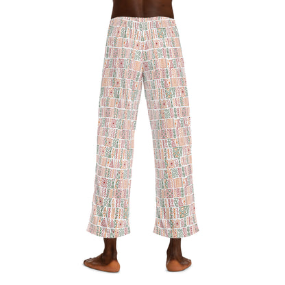 African Print Men's Pajama Pants