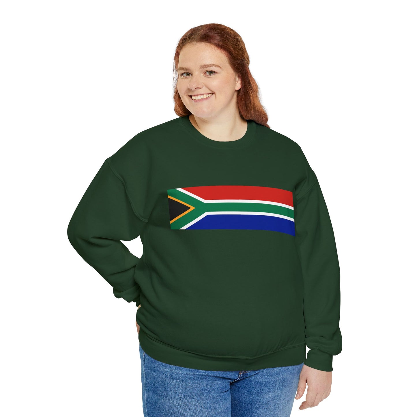 South African Flag Sweatshirt: Unisex, Heavy blend