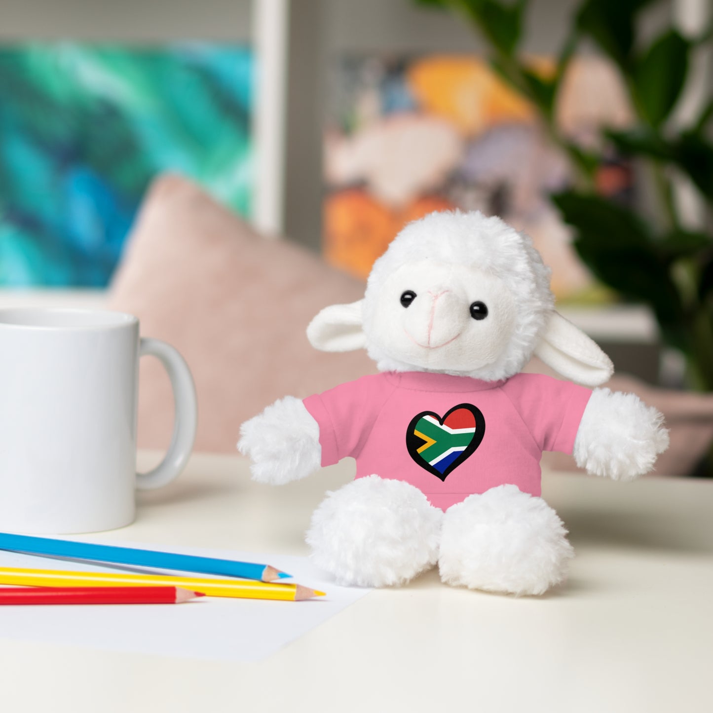 South African Heart Stuffed Animals with Tee