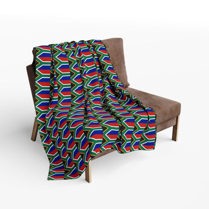 South African Arctic Fleece Blanket - Cozy Winter Blanket,, Perfect Gift for South Africans