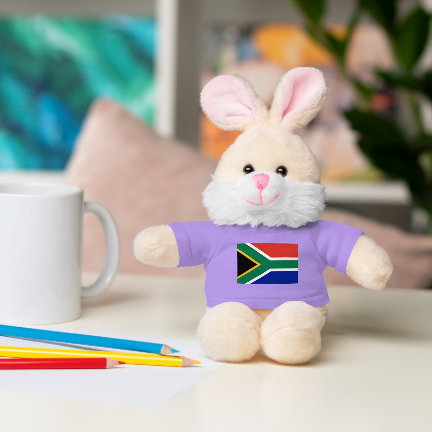 South African Flag Stuffed Animals with Tee