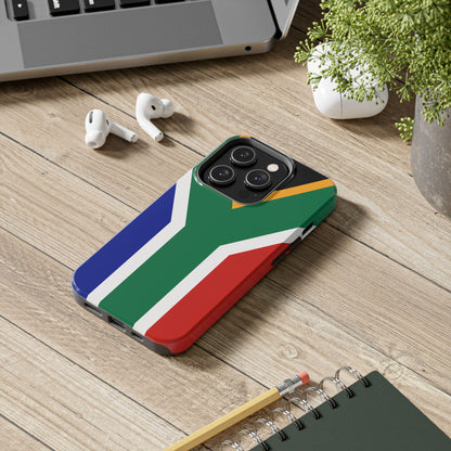 South African Flag Tough Phone Cases