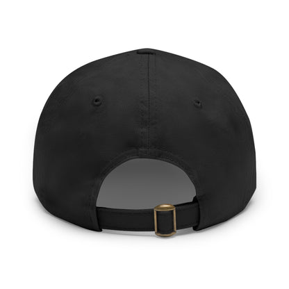 South African Flag Dad Hat with Leather Patch (Rectangle)