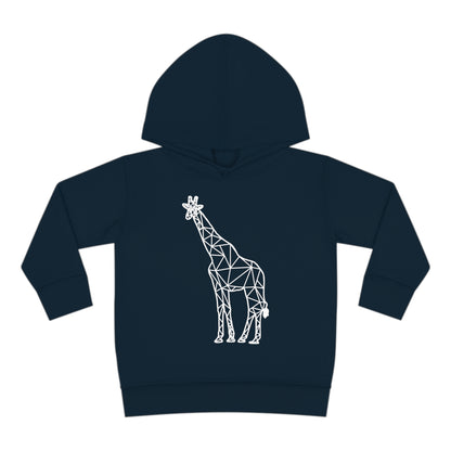 Giraffe Origami Toddler Pullover Fleece Hoodie